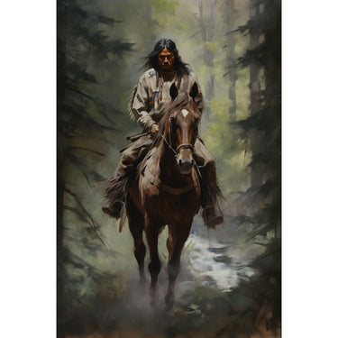 tableau chevaux indiens